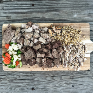 🥩 Cooked Red Meat, Mackerel & Barley Recipe