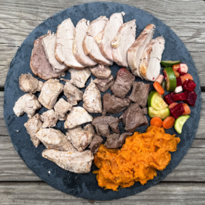 🐔 Cooked Poultry & Salmon Blend Recipe