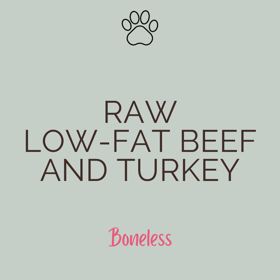 🥩Raw Low Fat Beef & Turkey